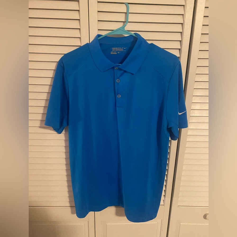 Men’s Blue Nike Golf Polo